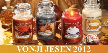 Yankee Candle vonji jesen 2012