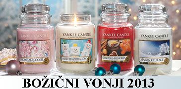Yankee Candle božični vonji 2013